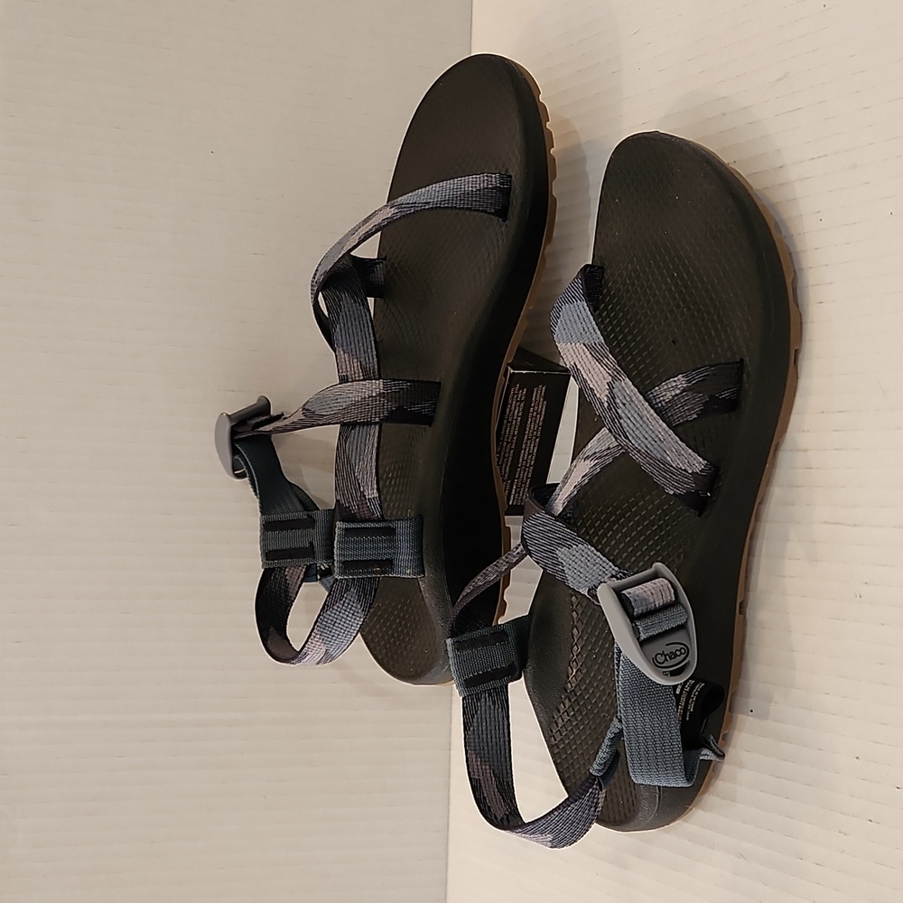 Chaco Women's Blue Gray Strappy Sport Sandals Size 10